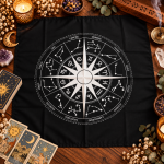 Paño+Bolsita para tarot Estrella simple
