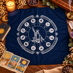 Paño+Bolsita para Tarot Rider simple