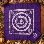 Paño+Bolsita para Tarot Serpiente Simple