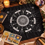 Paño+Bolsita para Tarot Mandala simple - Imagen 2