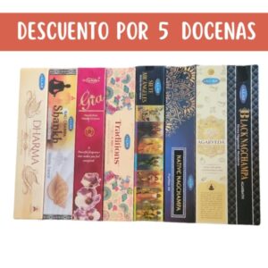 Oferta 5 DOCENAS Sahumerios Ullas Rectangular