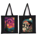 Tote Bag NEGRA Estampada (35cm x 40cm) - Imagen 4