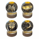Lampara esfera de vidrio GRANDE 8cm