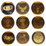 Lampara Esfera de Vidrio GIRATORIA 6cm