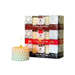 Vela de Cera aromatica BURBUJASx2