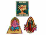 Sticker x1 GRANDE holografico 10cm - Imagen 2