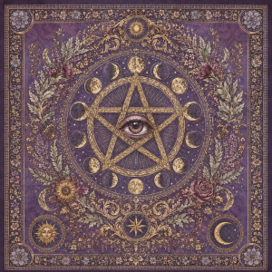 Paño+Bolsita Tetragramaton Full Color 70x70